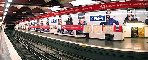 Metro Paris - Ligne 3 - station Opera 05
