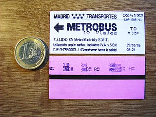 Metrobus ticket