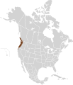 Microtus townsendii map.svg