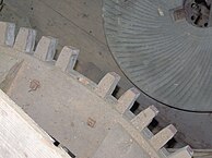 Close-up of a Dutch cornmill