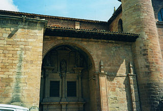 Monasterio de Santa María la Real de Najéra, pórtico.