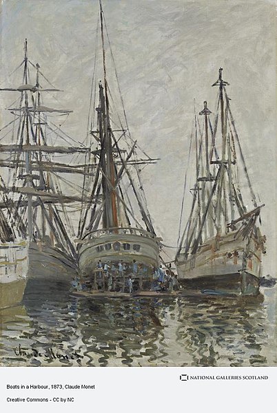 File:Monet - Boats in a Harbour, About 1873.jpg