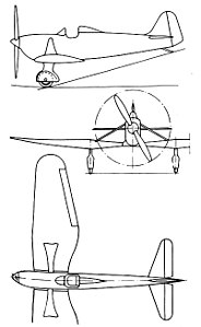 Morane Saulnier MS.325 3-vue L'Aerophile Février 1933.jpg