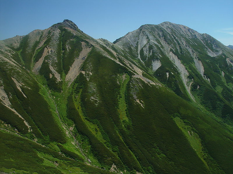 File:Mount Washiba from Mount Jii 2004-08-13.JPG