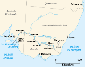 Murray river (Australia) map-fr.svg