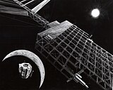 Satélite de energia solar em projeto concebido pela NASA em 1976.