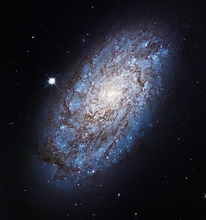 <span class="mw-page-title-main">NGC 4298</span> Flocculent spiral galaxy in the constellation Coma Berenices