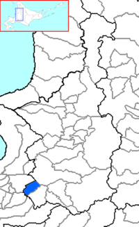 南幌町位置圖