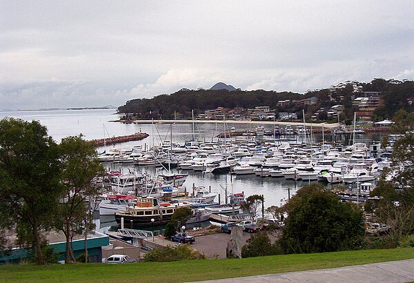 Nelson Bay, a suburb of Port Stephens