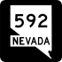 State Route 592 Markierung
