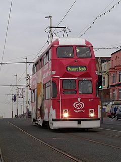 English Electric Balloon class of tram used by Blackpool tram network