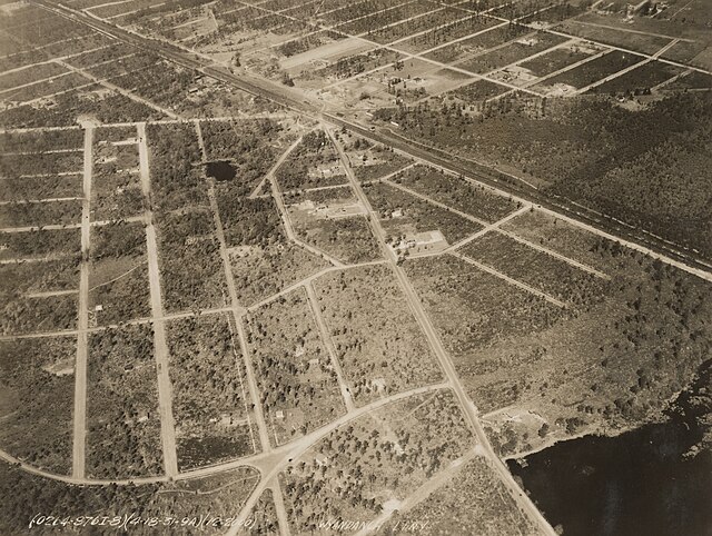 Aerial view of Wyandanch in 1931