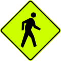 (PW-29) Watch for pedestrians crossing