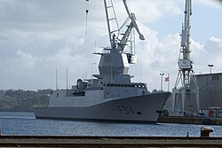 KNM Thor Heyerdahl rakenteilla Ferrolissa