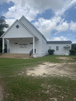 <span class="mw-page-title-main">Notchaway Baptist Church and Cemetery</span> Historic site in Baker County, Georgia, US