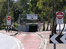 O-Bahn's southern entrance on Hackney Road OBahnEntrance.jpg