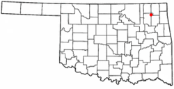 Posizione in Oklahoma