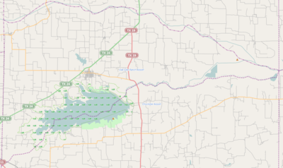 Location map Delta County, Texas