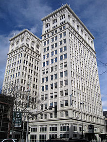 The Old National Bank Building in Spokane's Central Business District