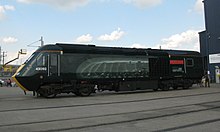 Powercar 43093 in the Legends of the Great Western livery at Old Oak Common depot, in September 2017 Old Oak Common - GWR 43093.JPG