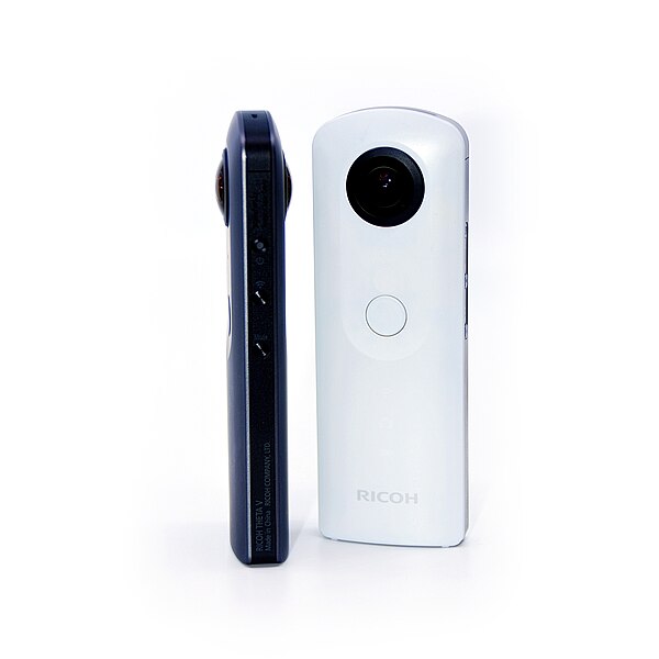 Ricoh Theta V and SC 360-degree omnidirectional camera