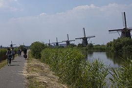 Sieť mlynov v Kinderdijk-Elshout