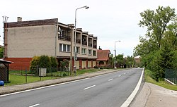 Hlavní silnice v Keřkově