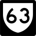 Highway 63 marker