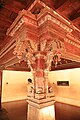 Padmanabhapuram Palace in Tamil Nadu. Wood carving.