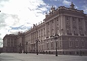 Palacio Real de Madrid, proyecto de Juvara, con alteraciones de Sachetti y Sabatini (1735 - 1764)