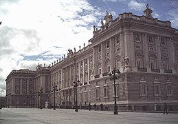 Palacio Real de Madrid, proyecto de Juvara, con alteraciones de Sachetti y Sabatini.