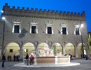 Ducal Palace of Pesaro building in Pesaro, Italy