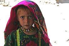 Pashai girl in Afghanistan, wearing distinctive Pashai clothing.jpg
