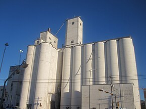 Elevador de grãos em Perryton