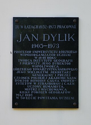 <span class="mw-page-title-main">Jan Dylik</span> Polish geography professor (1905–1973)
