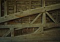 Pleasantville Covered Bridge detail, Summer 1999 (HAER Photo)