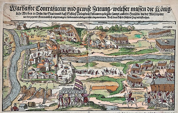 The Siege of Polotsk in 1579