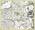 Карта «Regni Poloniae, Magni Ducatus Lithuanie» («Польскае Каралеўства, Вялікае Княства Літоўскае»), 1696 г. Картограф Карола Алард. Назва «Russia Alba» ахоплівае Падзвінне