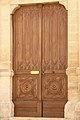 Français : Porte de l'église à Rochefort-du-Gard.