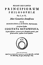 Vignette pour Les Principes de la philosophie de Descartes