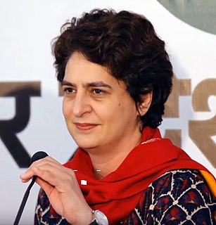 <span class="mw-page-title-main">Priyanka Gandhi</span> Indian politician