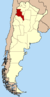 Location of the province of Catamarca