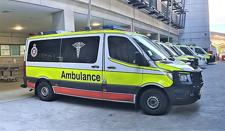 A QAS ambulance