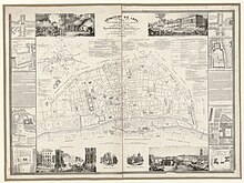 1830 (Stéphane Ajasson de Grandsagne, Révolution de 1830. Plan des combats de Paris, aux 27, 28 et 29 Juillet par deux temoins assidus Ajasson de Grandsagne et Maurice Plant Geometre...)