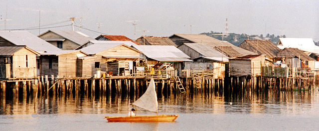 Villages of Orang Laut in Riau Islands.