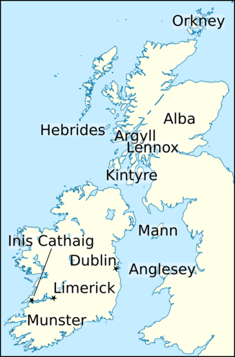 Locations relating to Ragnall's life and times.