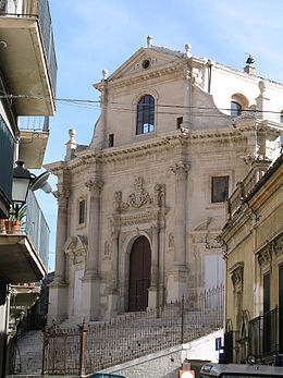 Jeden z barokních kostelů v Raguse
