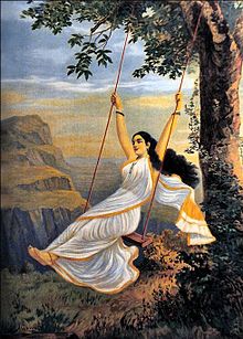 Raja Ravi Varma, Mohini (Oleograph).jpg