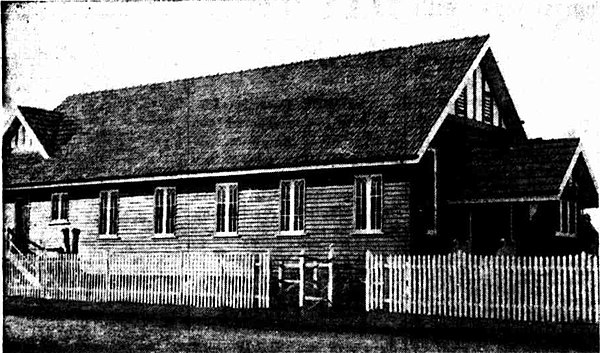 Redcliffe Presbyterian Church in Prince Edward Parade, recently completed, December 1937