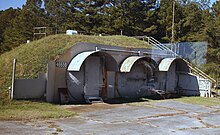 Bunker entrance in 2017 Redstone Test Stand bunker.jpg